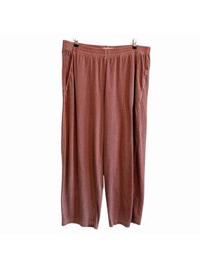 Everlane Off Duty Barrel Pant Elevated Lounge Pants Light Brown Garment Dye XL